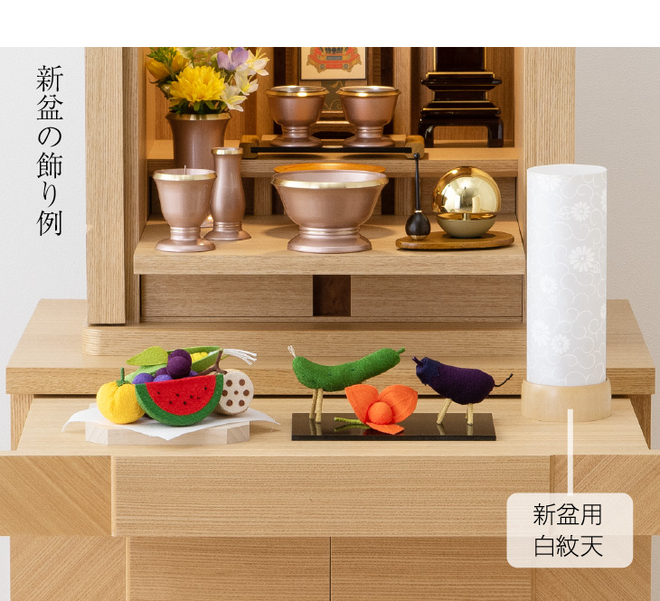 さらさ火袋2点セット【F】 白紋天+あじさい