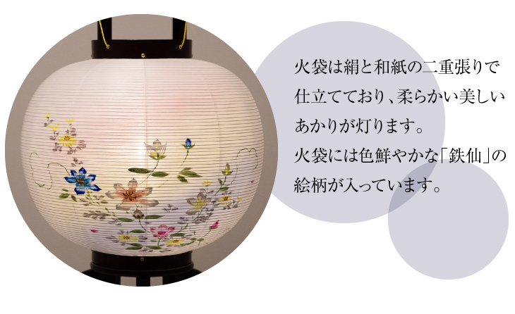 対柄 大内行灯12号 1195-W