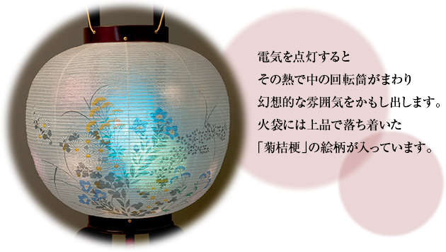 大内・回転兼用行灯 ワイン色 11号 1484