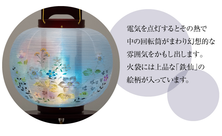 回転行灯 たまふさ 桜調10号 1566