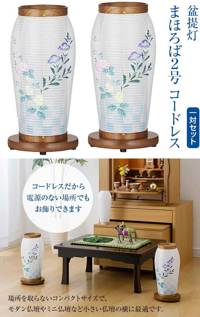 まほろば2号 水色市松 コードレス 2142-L-2