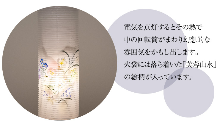 回転行灯 立花黒塗5号 3842