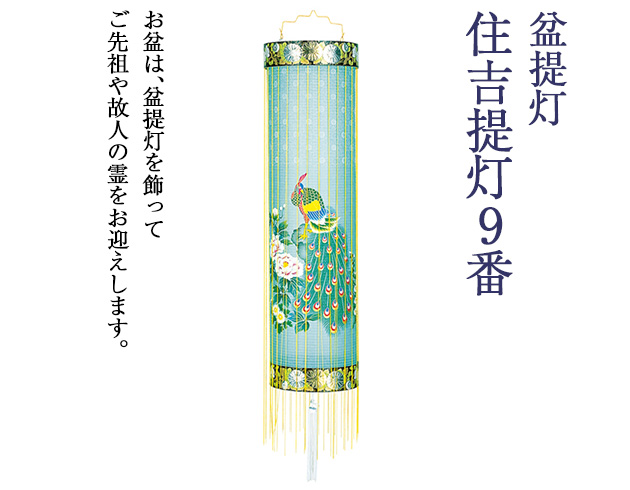 盆提灯 住吉提灯 9番 5866