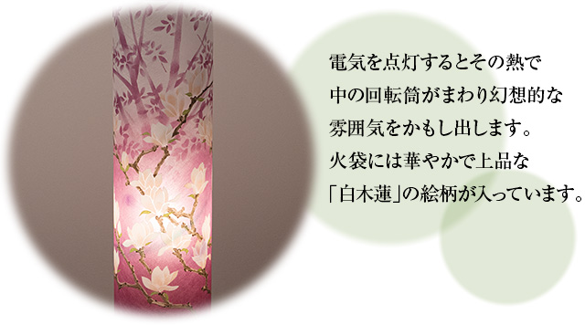 回転行灯 夢想花3号 6531-2 一対セット(2個)