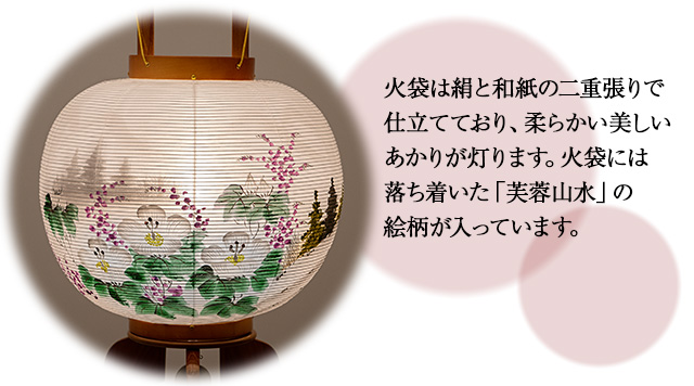 盆提灯 大内行灯 ケヤキ調11号 8821-2 一対セット(2個)