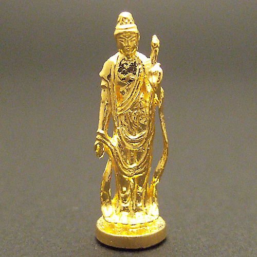 純金製ミニ仏像 聖観世音菩薩