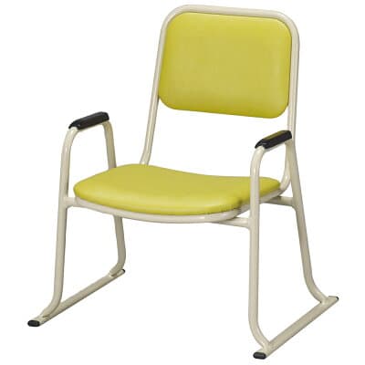 肘付本堂用お詣り椅子 AL-300E （アルミ製）