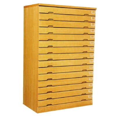 総抽斗法衣箪笥（15段縦型）