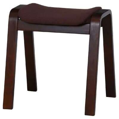 曲木スツール ダークブラウン