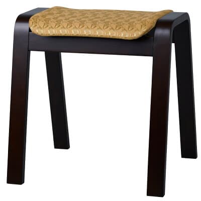 曲木スツール ボタニカルゴールド