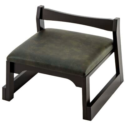 木製法要座椅子 ダークグレー H260