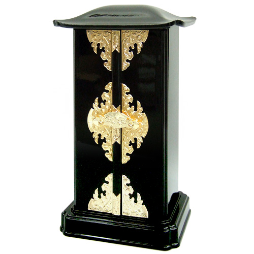 厨子型ミニ仏壇(小型)黒色