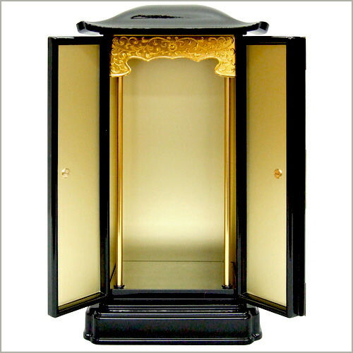 厨子型ミニ仏壇(小型)黒色